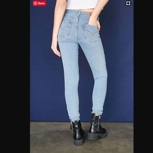 NWT Levi's 721 High Rise Skinny Jeans 27